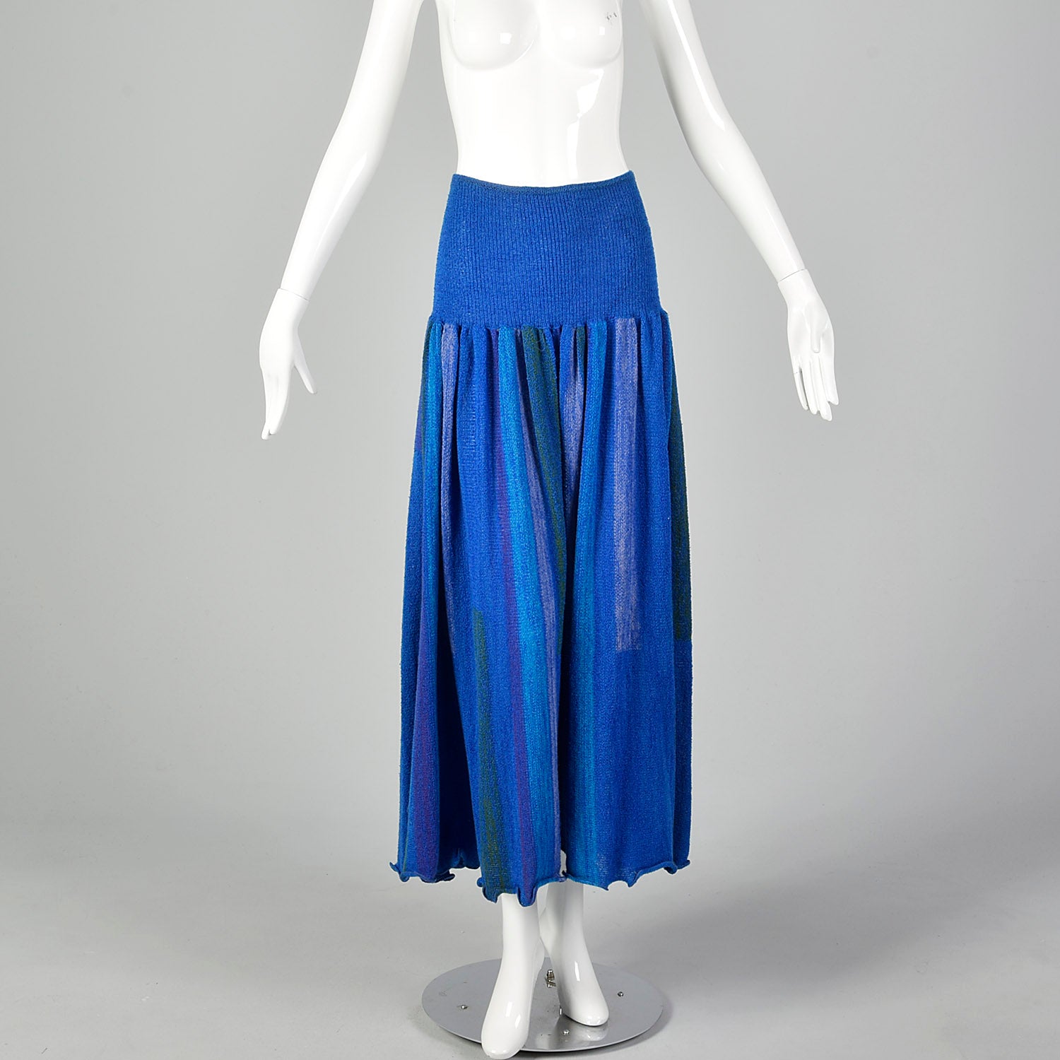 XS-Medium Three Piece Knit Skirt Top Maxi Skirt Set