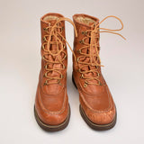 1960s Mens Deadstock Brown Work Boots