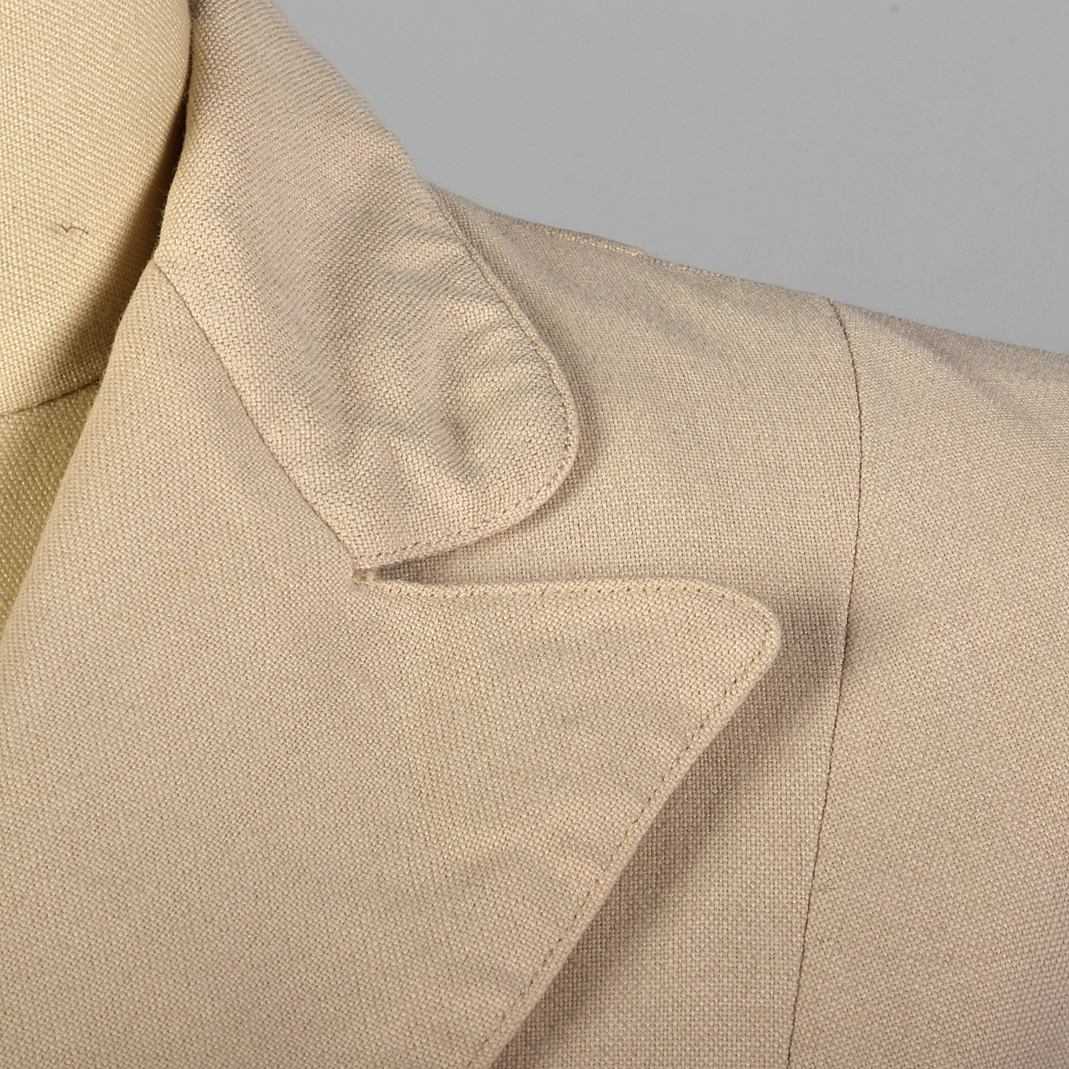 1950s Sacony Tan Summer Skirt Suit