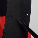 1940s Black Evening Dress with Red Skirt