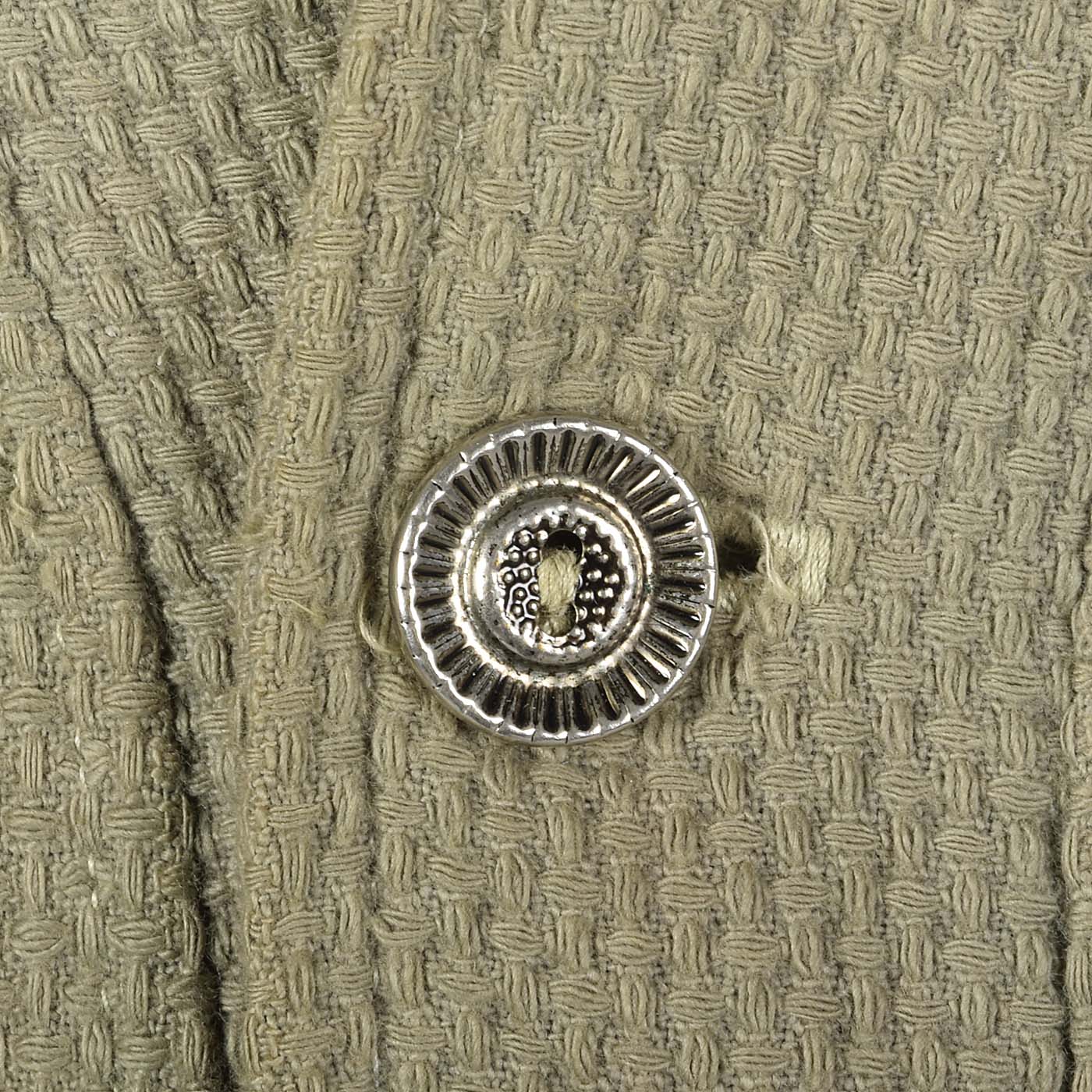 Large 1950s Men's Cardigan Jacket Olive