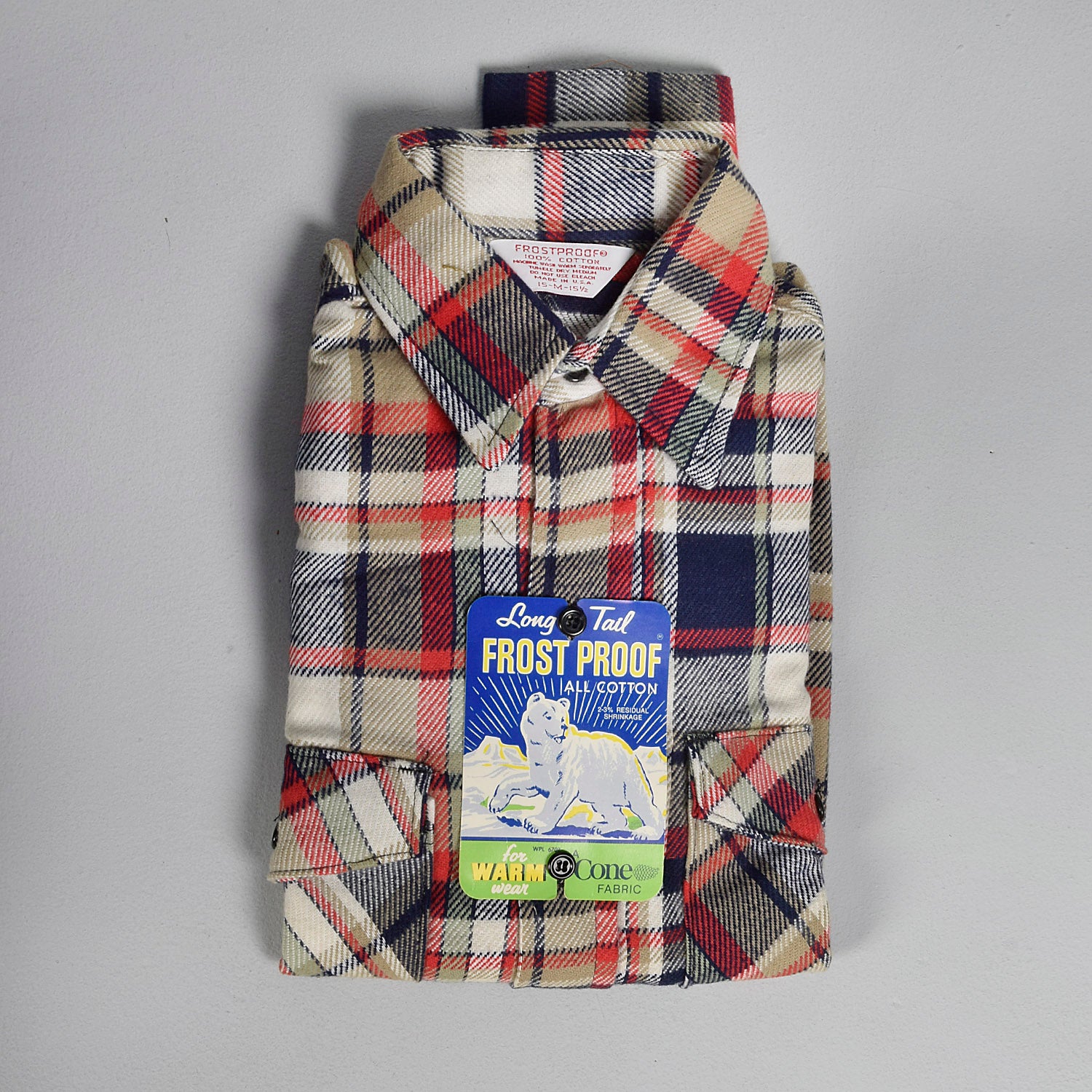 Medium 1960s Frost Proof Cotton Flannel Shirt