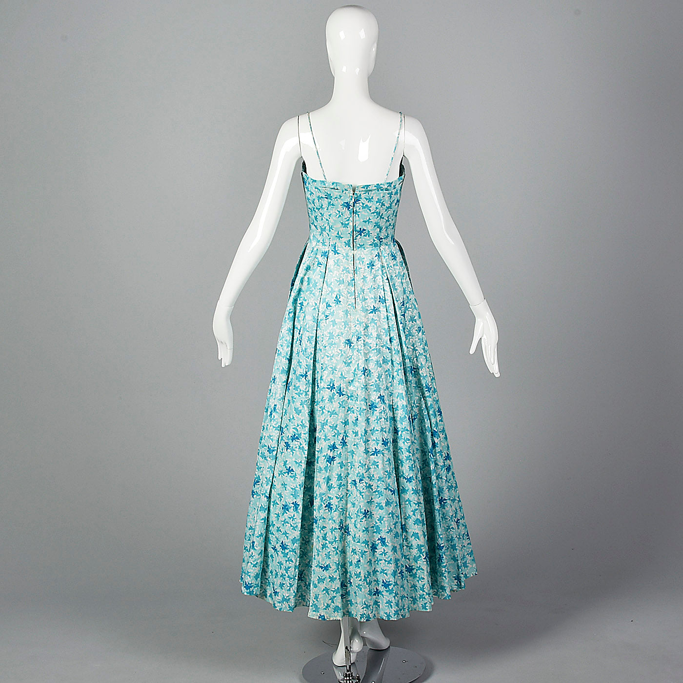 1950s Novelty Butterfly Print Dress
