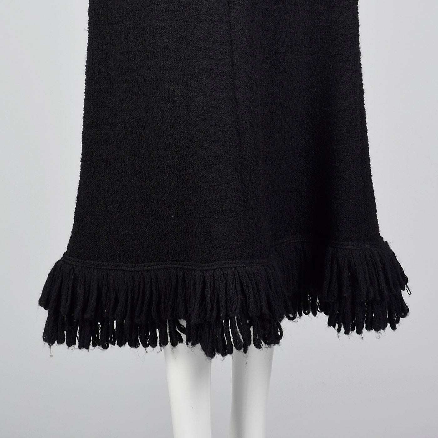 1970s Marni Knits Tight Black Turtleneck Dress