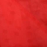 1980s Red Party Dress with Polka Dots