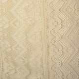 1970s Lace Blouse with Tuxedo Ruffle Front