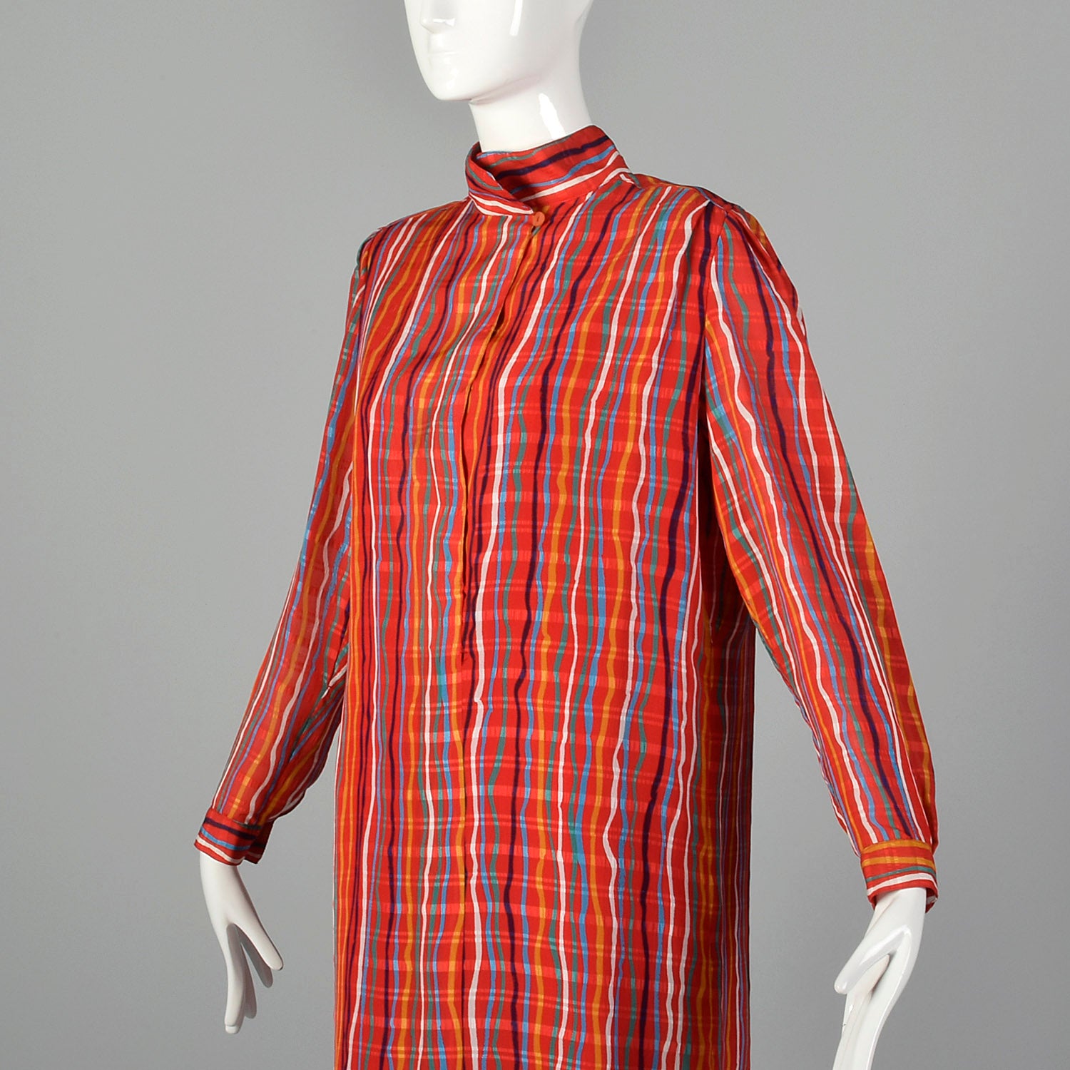 Medium Hanae Mori 1980s Colorful Shift Dress