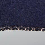 1950s Navy Blue Smoking Jacket with Braided Trim