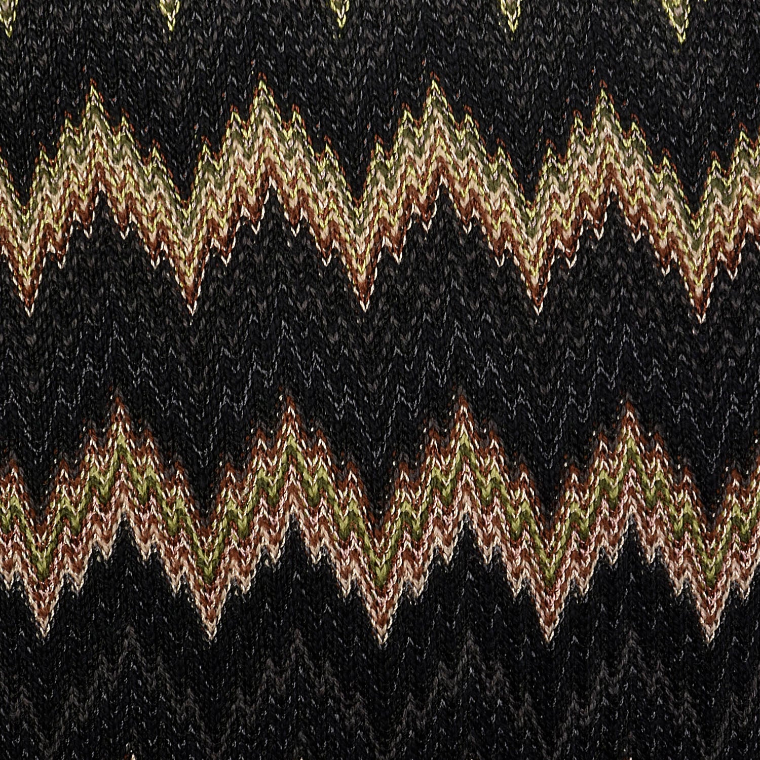 Small-Medium 1990s Missoni Orange Label Zig-Zag Dress Knit