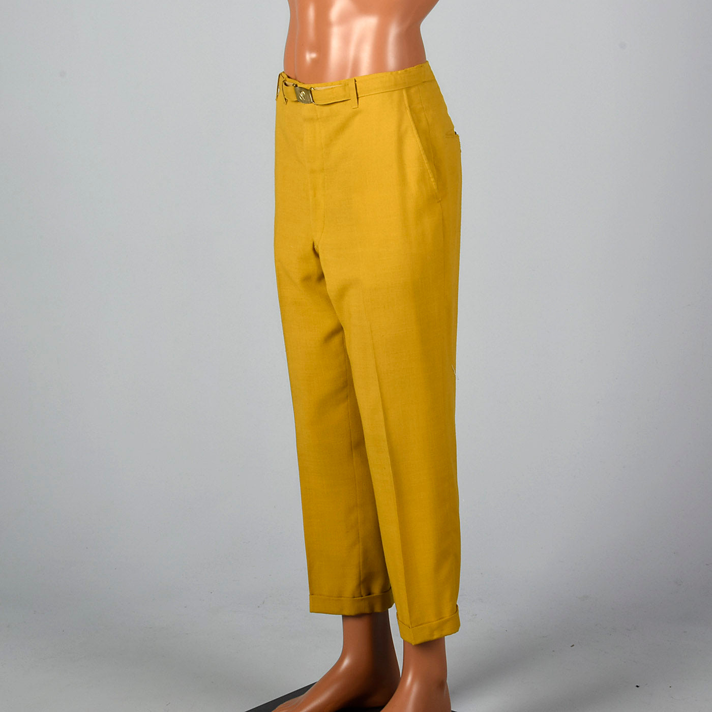 1950s Yellow Gold Golf Pants