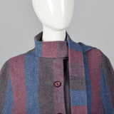 1970s Wool Cape with Attached Scarf
