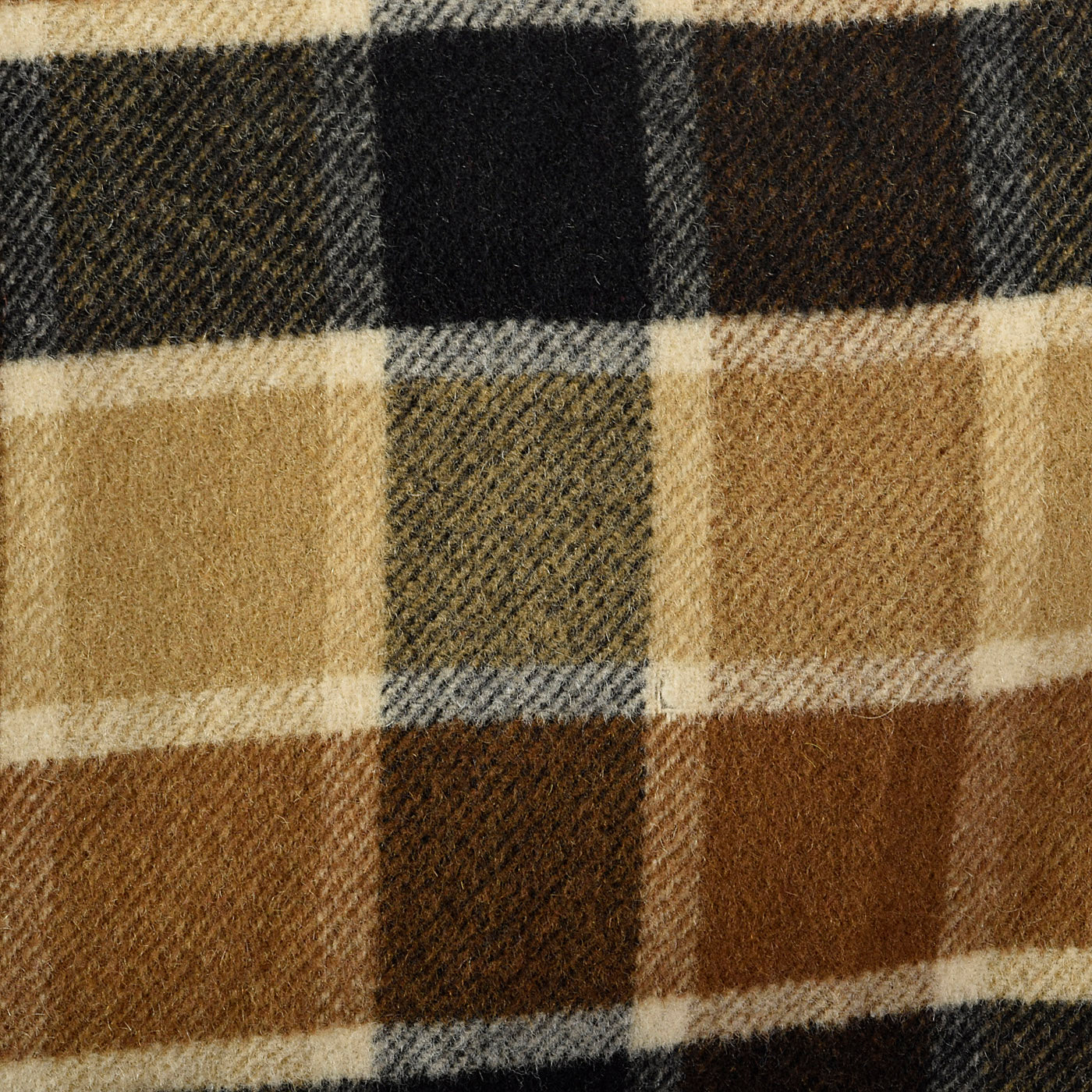 1960s Brown Plaid Skirt Suit with Cape