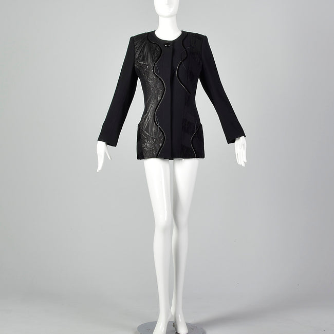 Small Koos Van Den Akker 1990s Black Jacket