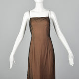 1990s Mignon Illusion Overlay Dress