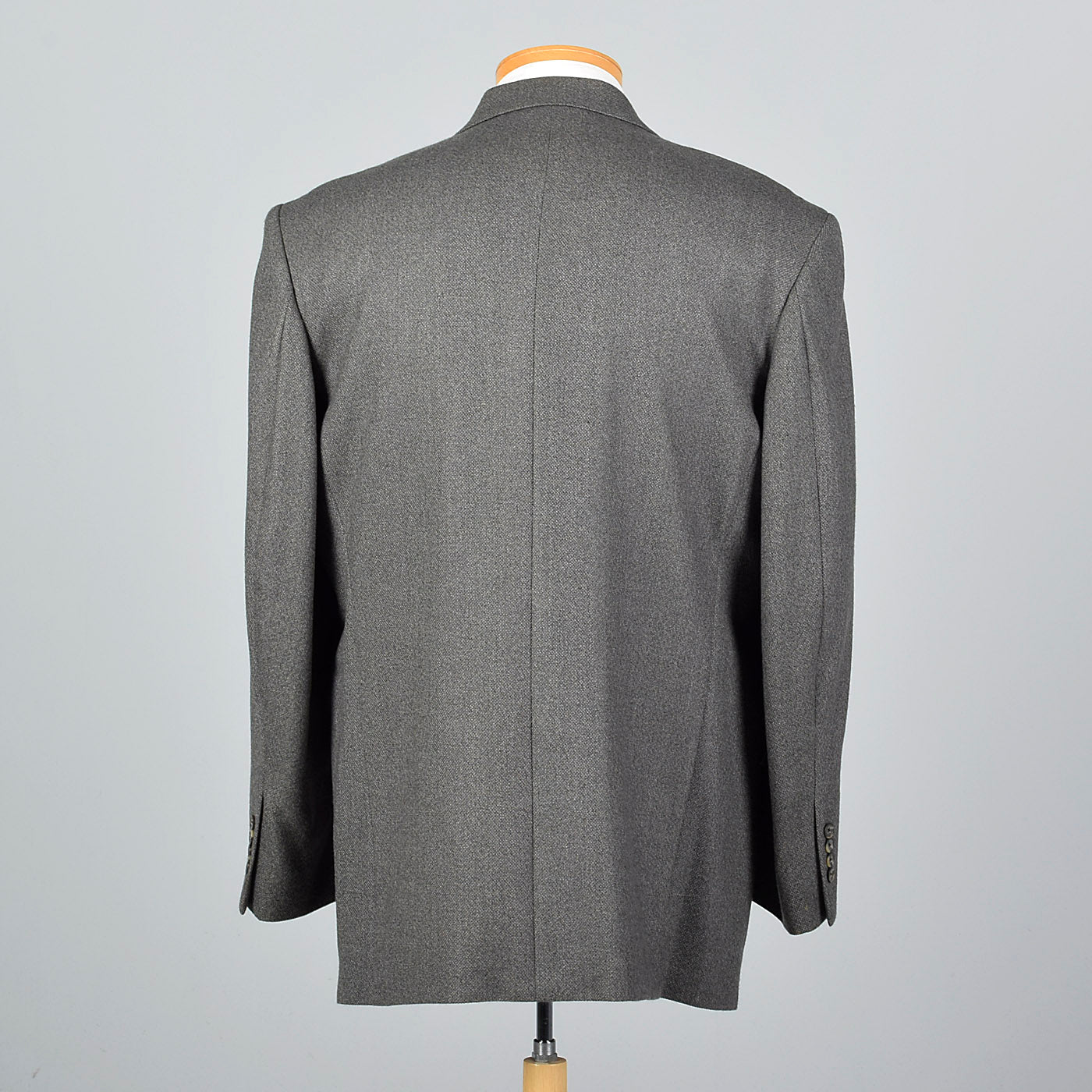 1990s Oscar de la Renta Gray Lambswool Jacket