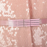Small Bill Blass 1970s Pink Sequin Dress