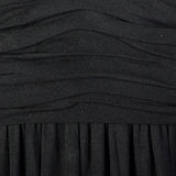 1970s Black Jersey Knit Maxi Dress
