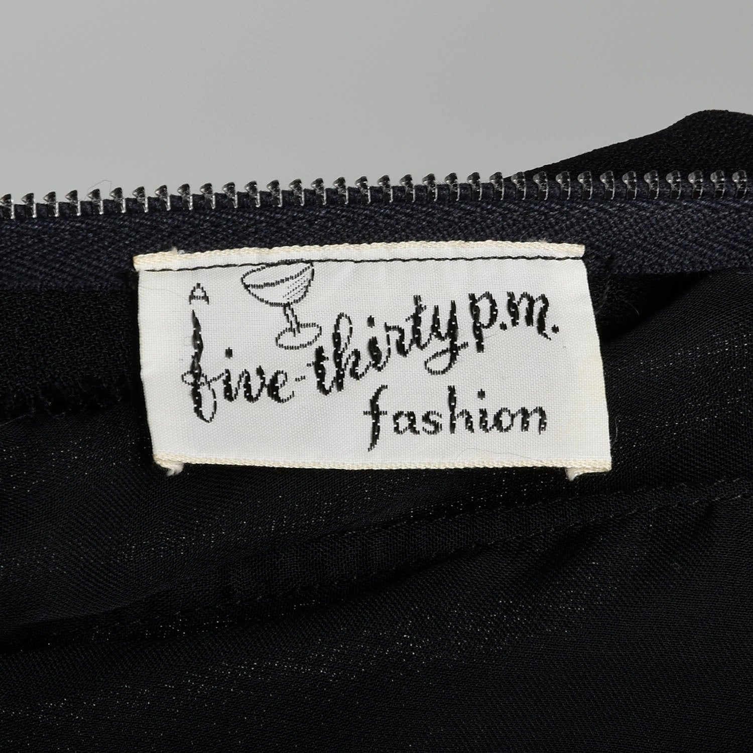 XL 1950s LBD Little Black Dress Velvet Evening Cocktail Party