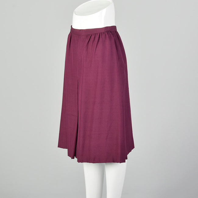 Small 1970s Donald Brooks Purple Skirt