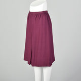 Small 1970s Donald Brooks Purple Skirt