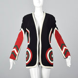 2000s Moschino Couture Mod Target Jacket
