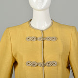 Medium 1980s Yves Saint Laurent Yellow YSL Long Clutch Coat
