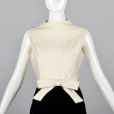 1960s Black Velvet Dress and Jacket Set