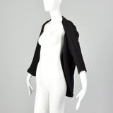 Yohji Yamamoto 1990s Black Open Cardigan