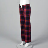 1970s Miss Levis Plaid Pants