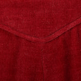 1940s Burgundy Velvet Evening Dress