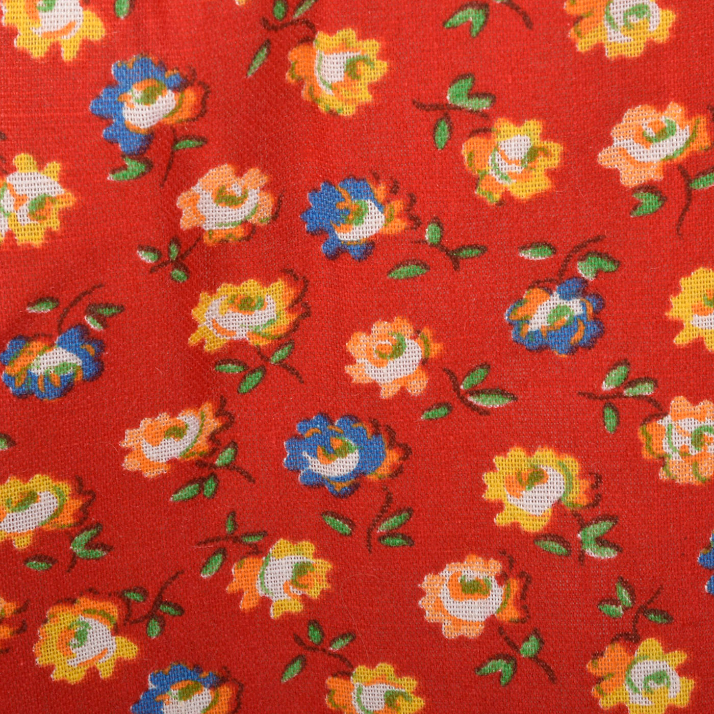 1960s Red Calico Sundress