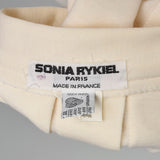 XS Sonia Rykiel 1990s Cream A-line Skirt