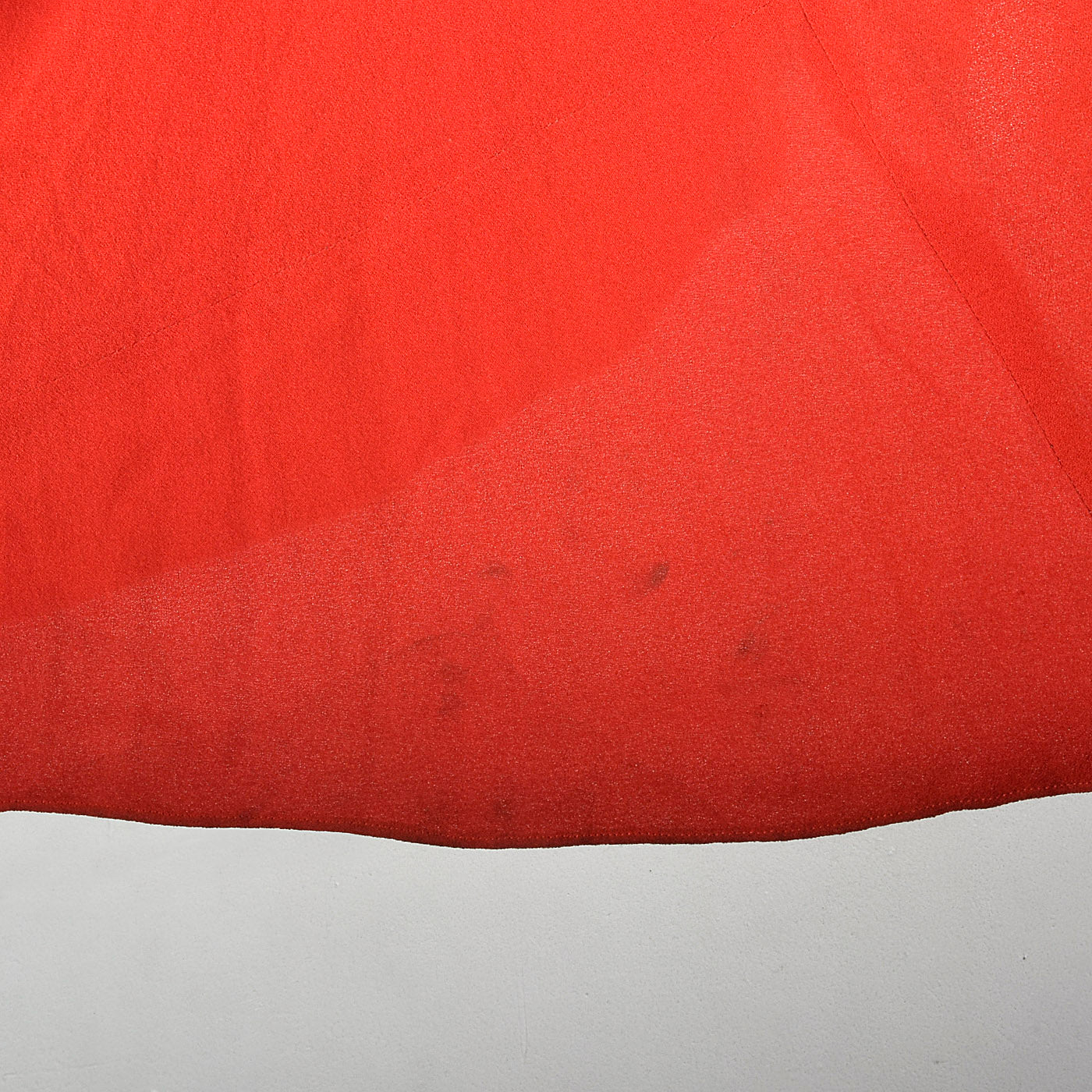 1940s Red Crepe Evening Dress & Matching Jacket with Sequin Trim