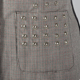 1990s Todd Oldham Seven 7 Studded Wool Vest