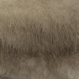 Small 1960s Mod Gray Coat Mink Fur Trim Double Breasted Winter Outerwear