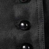 1960s Yves Saint Laurent Rive Gauche Black Button Up Jacket