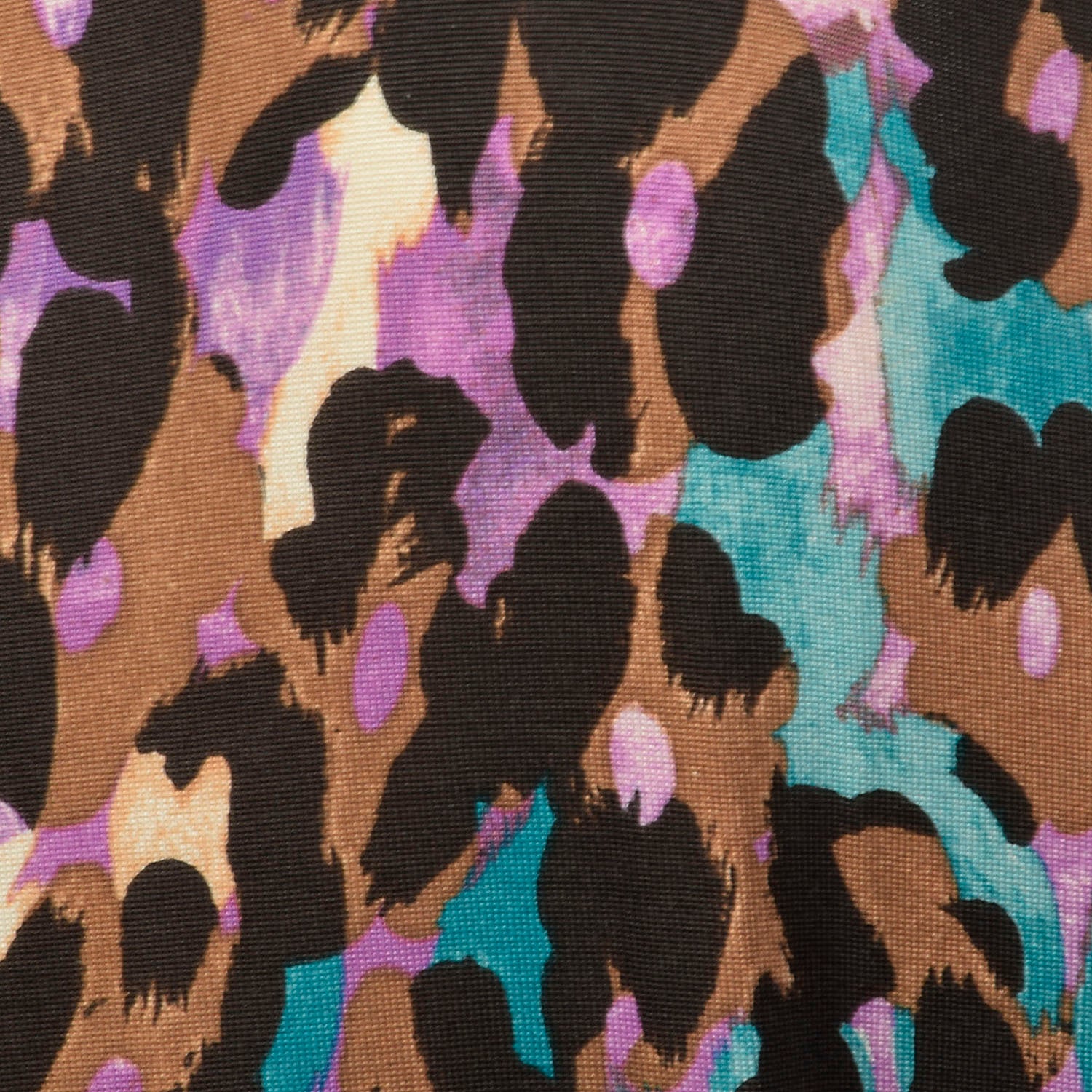 Medium Diane Von Furstenberg Animal Print Dress Silk Jersey Cuffed Sleeves
