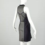 2010s Medium Nicole Miller Artelier Dress Structural Zip Front BodyCon