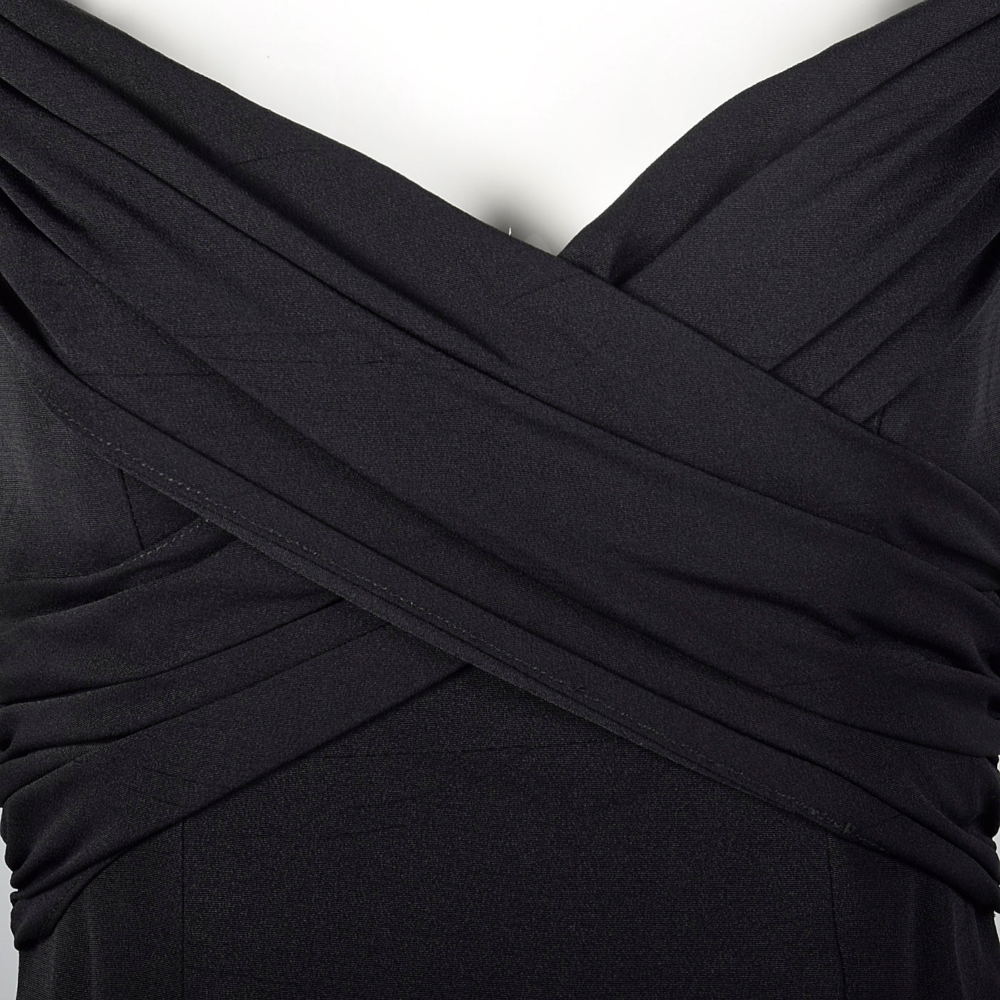 1990s Nicole Miller Off Shoulder Little Black Dress