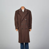 1940s Mens Marshall Field & Co Brown Overcoat