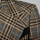 1970s Plaid Norfolk Jacket with Belted Back