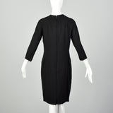 Medium 1960s Little Black Dress Timeless Shelf Bust Bracelet Sleeves Classic LBD