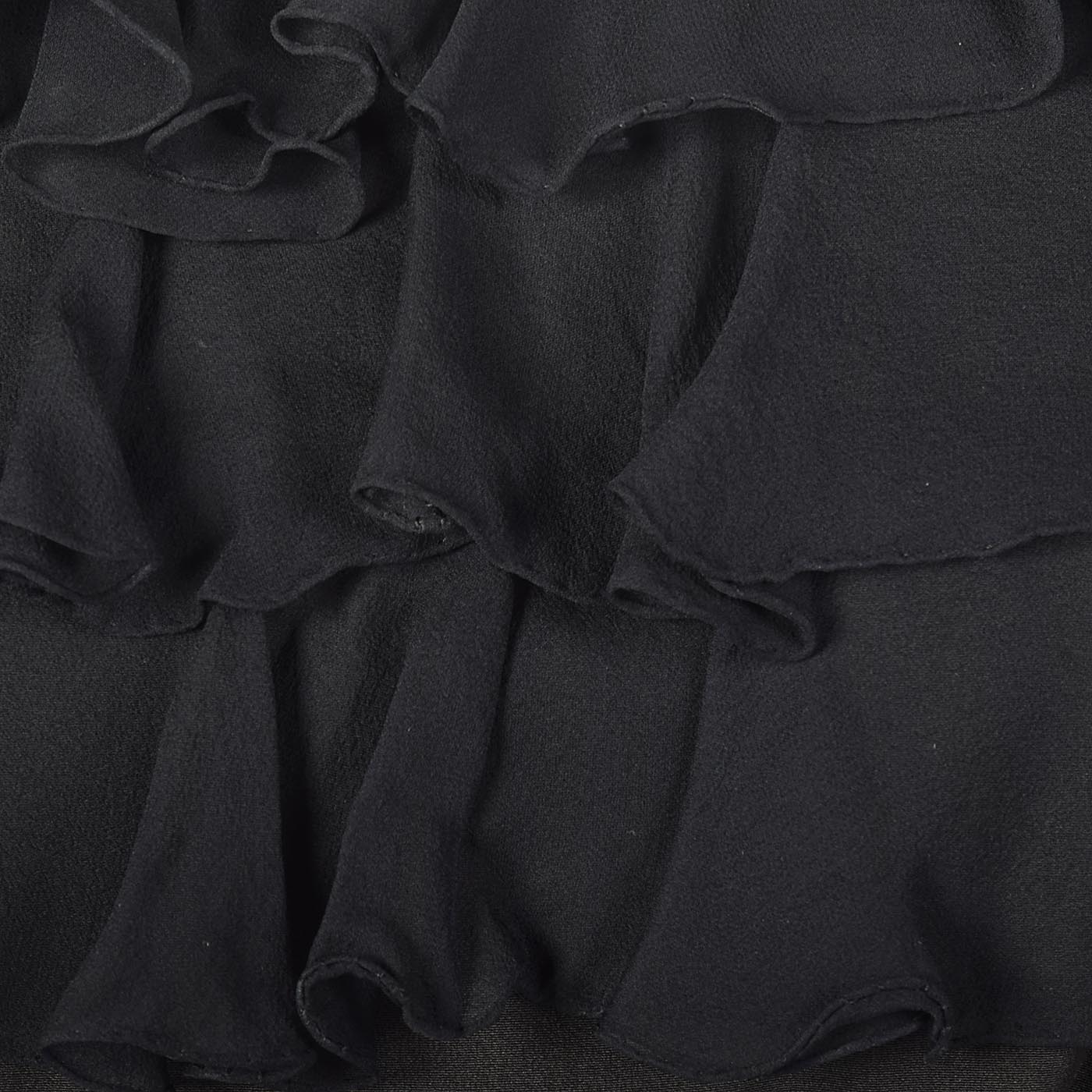 1940s Black Cocktail Dress with Chiffon Bust
