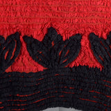 1930s Red and Black Chenille Robe