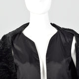 Comme des Garcons Black Faux Fur Vest