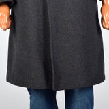 1970s Mens Gray Mongolian Cashmere Coat