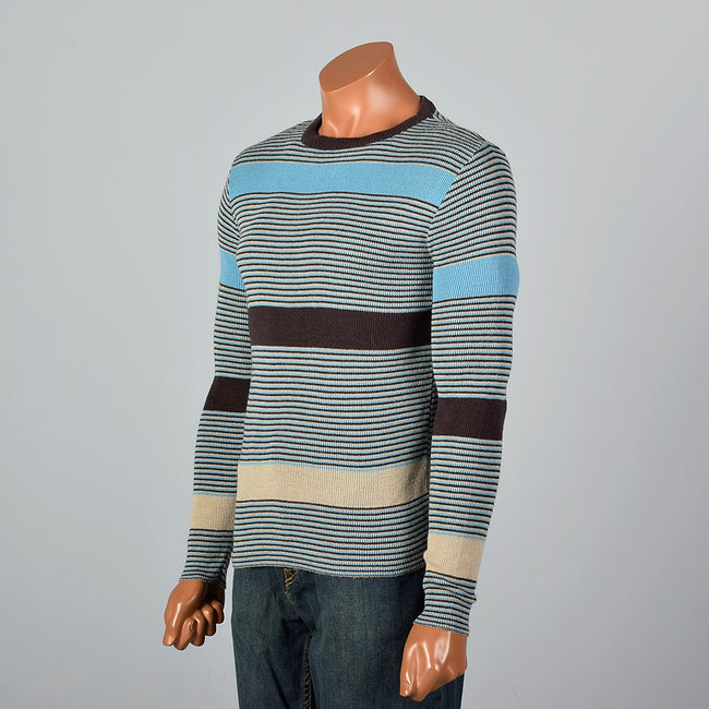 1970s Jockey Raps  Tight Striped Sweater