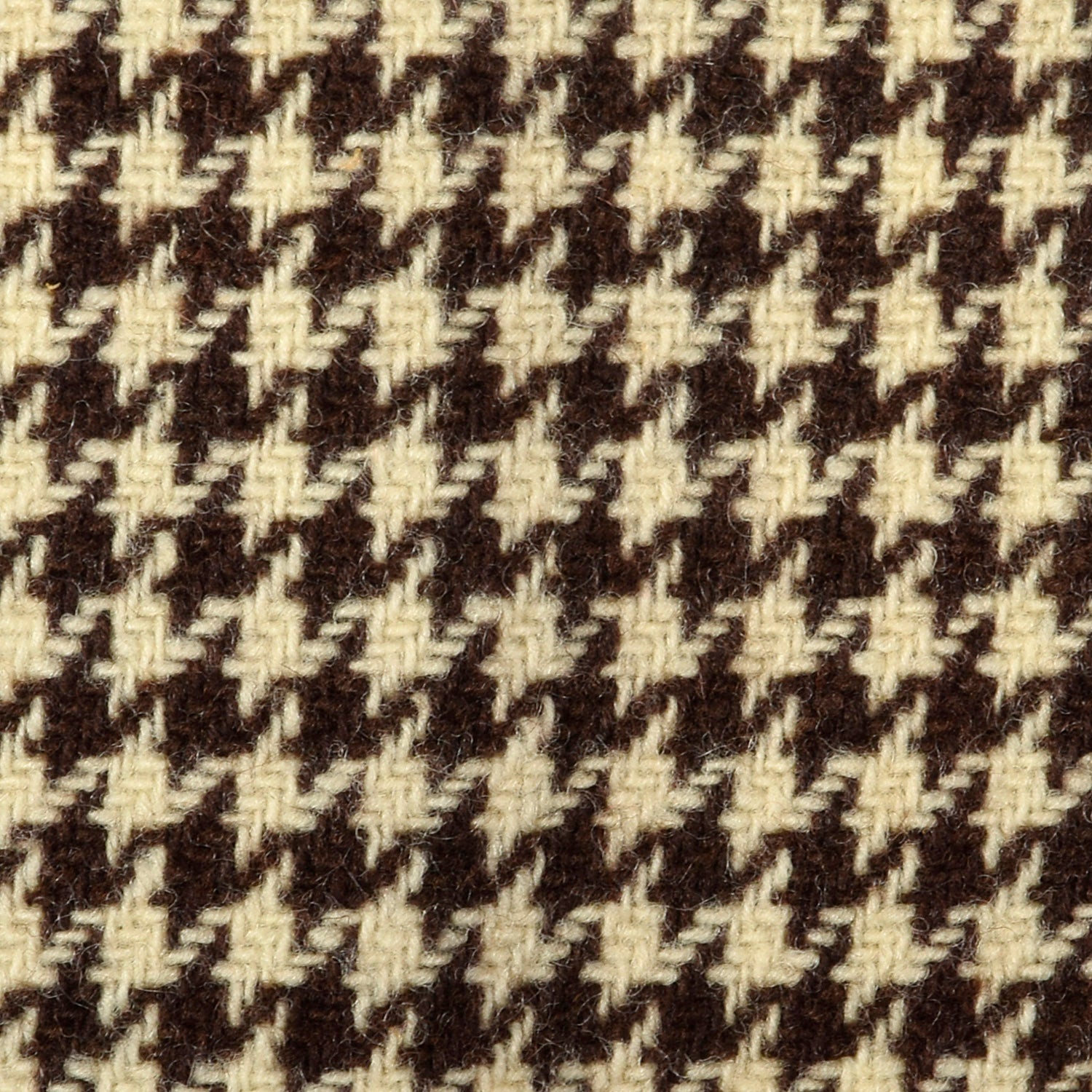 1970s Brown Houndstooth Tweed Vest