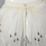 Large 1860s Tiered Embroidered Skirt