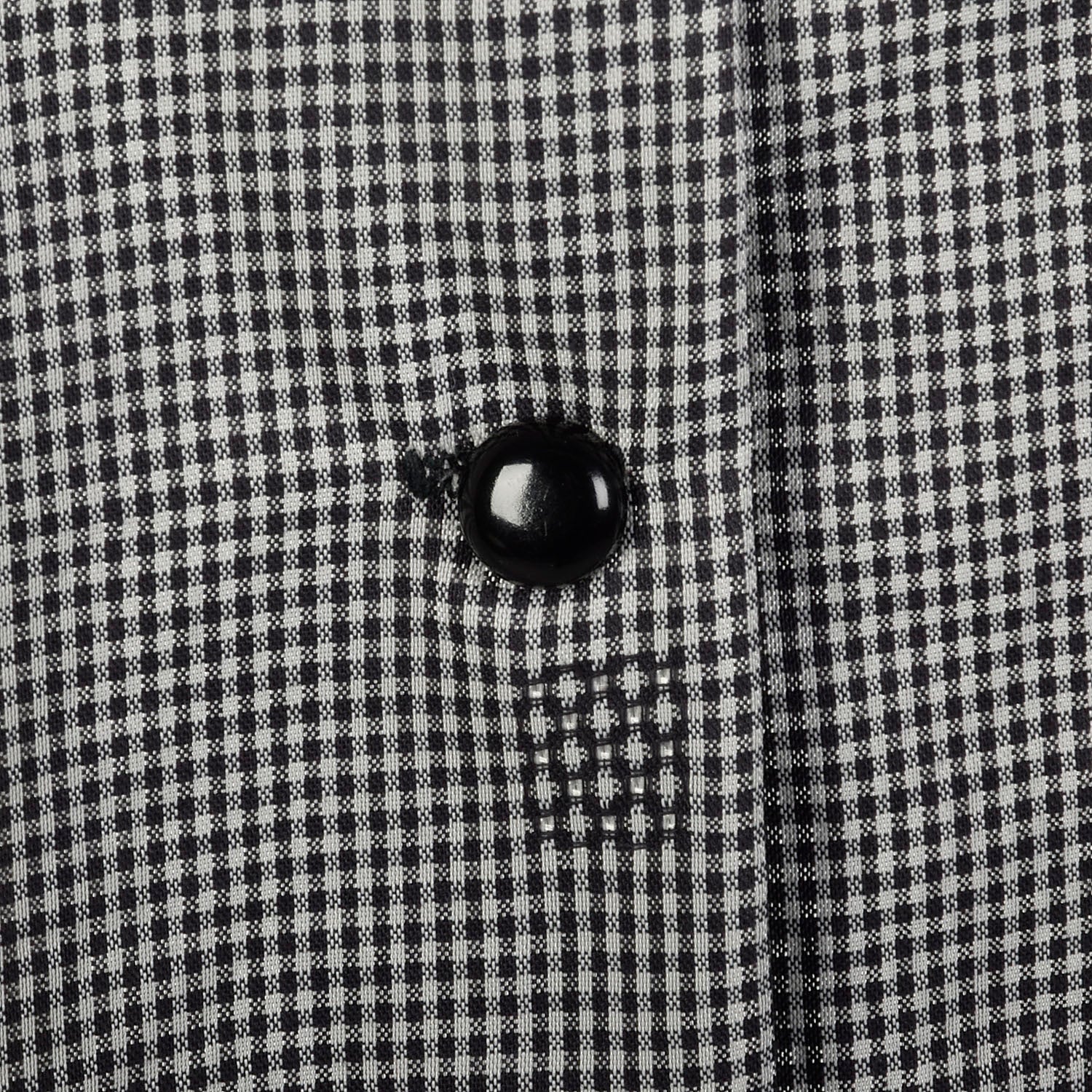 XXL 1950s Black Checkered Dress Short Sleeve Waist Belt